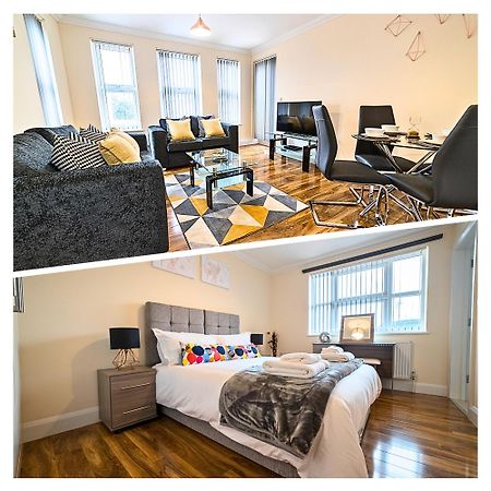 Heathrow Rare Find 2 Bedroom Plus 2 Bathroom Flat - Sleeps 6- Free Parking- Close To Heathrow Terminals-Quiet Development スタンウェル エクステリア 写真